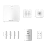 All-in-One Wireless Alarm System, Smart Home Security Kit with PIR Camera Detector, Keypad, Magnetic Contact, Control Panel, Indoor Sounder, Remote Keyfob, LAN Module