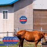 4PCS ANNKE 10" Heavy Duty 100% Aluminum Security Sign, Reflective & Fade Resistant Outdoor Surveillance Warning Sign for Home/Yard/Property Protection