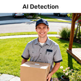 ANNKE Palm Vein Smart Door Lock with 2K Camera, Keyless Entry 5-in-1 (Palm Vein/App/Voice/Code/Key), AI Human Detection, Two-Way Talk, Auto-Lock, Wi-Fi, Alexa/Google, 10,000mAh Rechargeable Battery, Local & Cloud Storage