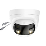 ANNKE 5MP Analog Dual-Lens Security Camera, Wired Add-On Dome Camera for TVI Analog CCTV DVR System (DVR Required, Not Included), 180°Wide Angle, Smart Dual Light, 130DB, 3D DNR, One-Way Audio,IP67