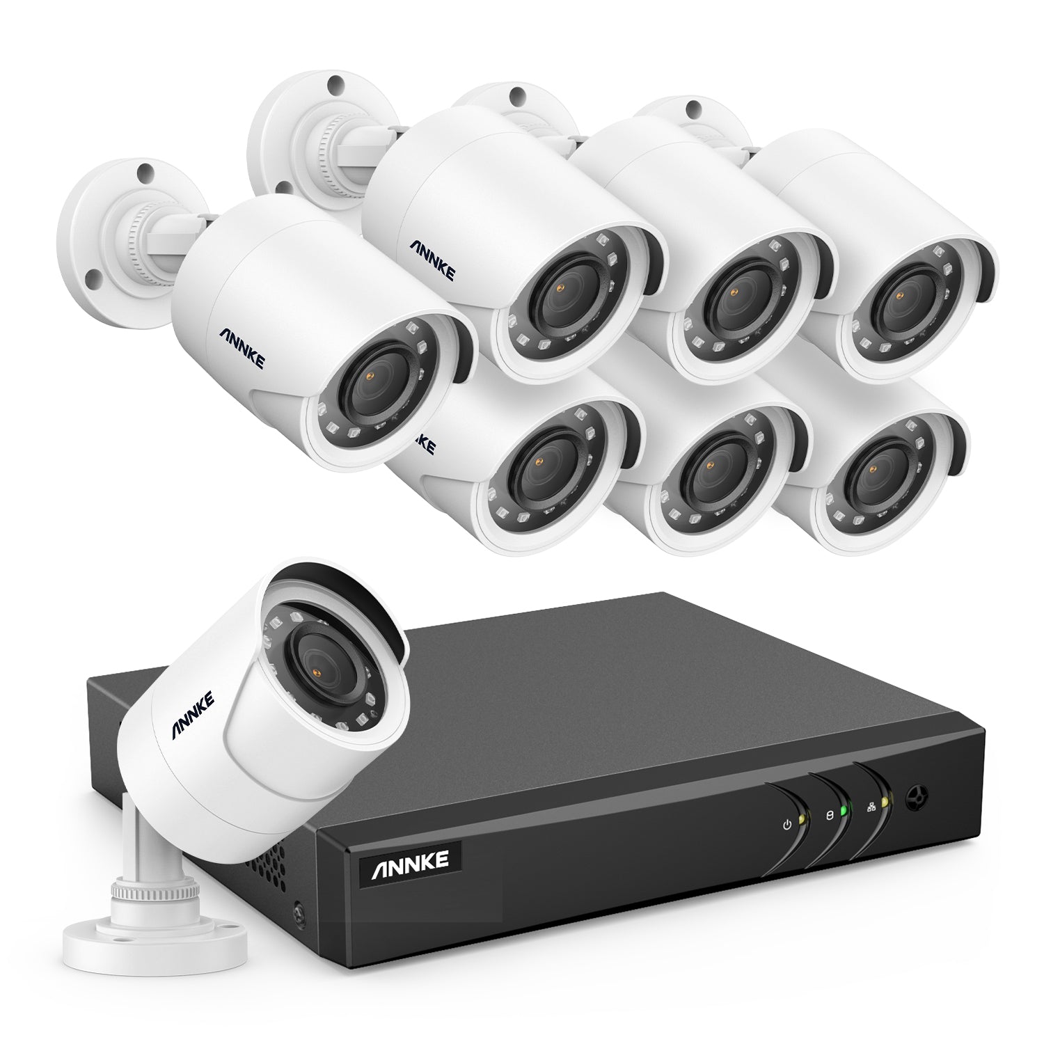 ANNKE 3K Lite Wired Security Camera System with AI Human/Vehicle Detec