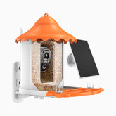 Smart Bird Feeder Camera, 1920 x 1080 Resolution, AI Recognition, Built-in Microphone, 2.4GHz WiFi Connection, Battery & Solar Powered, Cloud & Max. 128 GB Local Storage( Available in the United States only)