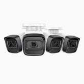 C300 - 4PCS 2K 3MP Outdoor PoE Security IP Camera, EXIR 2.0 Night Vision, Motion Detection, H.265+, IP67 Waterproof