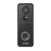 M140 - ANNKE 1080P Full HD Wireless Doorbell Camera, 148° Field of View, 4800mAh Battery Powered, Motion Detection, Two-Way Audio, Cloud & TF Card Storage, Works with Alexa
