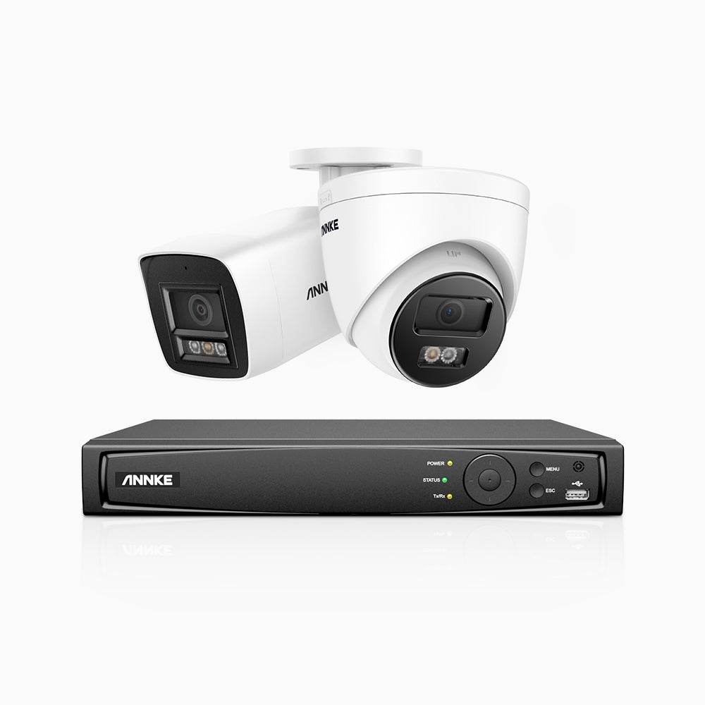 thumbnail image 2 of ANNKE 12MP PoE Security Camera – Color Night Vision, Human/Vehicle Detection, H.265, Indoor/Outdoor (Model C1200) 2 of 5