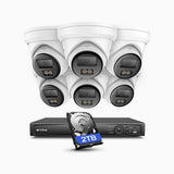 NeuTracis - AI Video Search 4K PoE Security System with 8MP Cameras & 8CH NVR, 2TB HDD, Color & Infrared Night Vision, Smart Detection 2.0, 24/7 Recording, All-Metal Housing