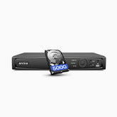 NR88 - 4K 8 Channel H.265+ PoE NVR, RTSP Supported, Works with Alexa