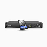 NR88 - 4K 8 Channel H.265+ PoE NVR, RTSP Supported, Works with Alexa