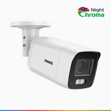 NightChroma<sup>TM</sup> NC800 - 4K Outdoor PoE Security Camera, Acme Color Night Vision, f/1.0 Super Aperture (0.0005 Lux), Human & Vehicle Detection, Intelligent Behavior Analysis, Built-in Microphone, All-Metal Housing