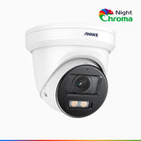 NightChroma<sup>TM</sup> NC800 - 4K Outdoor PoE Security Camera, Acme Color Night Vision, f/1.0 Super Aperture (0.0005 Lux), Human & Vehicle Detection, Intelligent Behavior Analysis, Built-in Microphone, All-Metal Housing