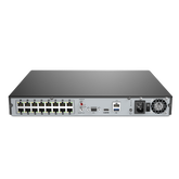 4K 16 Channel H.265+ PoE NVR, Dual Hard Drive Bays, RTSP Supported, Works with Alexa