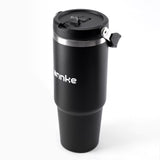 32 oz Stainless Steel Insulated Tumbler, with Straw & Handle,  Vacuum Double Wall Thermal Bottle, for Travel, Gym, Office & Outdoor