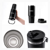 32 oz Stainless Steel Insulated Tumbler, with Straw & Handle,  Vacuum Double Wall Thermal Bottle, for Travel, Gym, Office & Outdoor