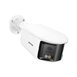 ANNKE FCD600 Dual-Lens Outdoor Security Camera with 180° FoV, 6MP Panoramic PoE IP Camera, Smart Human/Vehicle Detection, Color Night Vision, Two Way Audio, Supports MicroSD Card Up to 512GB