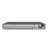 Certified Refurbished, 5MP 32 Channel Hybrid 5-in-1 CCTV Digital Video Recorder, Human & Vehicle Detection, H.265+, Dual Hard Drive Slots, with 4 TB HDD, Up to 10 TB Capacity for Each Disk