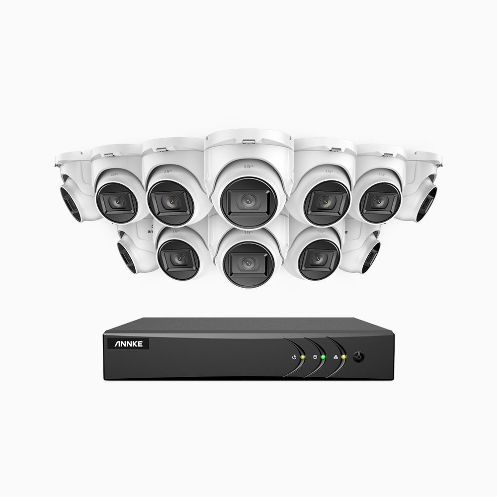Annek Tech ANNKE EL200 1080p 16 Channel 12 Camera Wired Security System - ANNKE ...