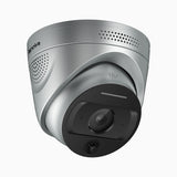 4MP AI Fire Detection Security Camera, Smoke & Flame Detection, Temperature Alarm, Two-Way Audio, 98ft IR, PoE/DC12V, IP67 Waterproof