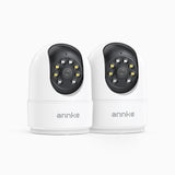 2-Pack 2MP Wireless WiFi Security Camera, 1920*1080 Resolution, Smart Dual Light Night Vision, 310° Pan & 65 ° Tilt, Cloud/SD Storage (up to 256G), Two-Way Audio AI Motion Detection Surveillance Indoor Home Camera, Only Ship to The US
