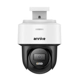 ANNKE 4K PT PoE Camera, 2-Way-Audio, 345° Pan 80°Tilt IP Security Camera Outdoor, Auto-Tracking Lite, AI Human Detection for Surveillance, Smart Dual Light, 512GB SD Card Slot (Not PTZ)
