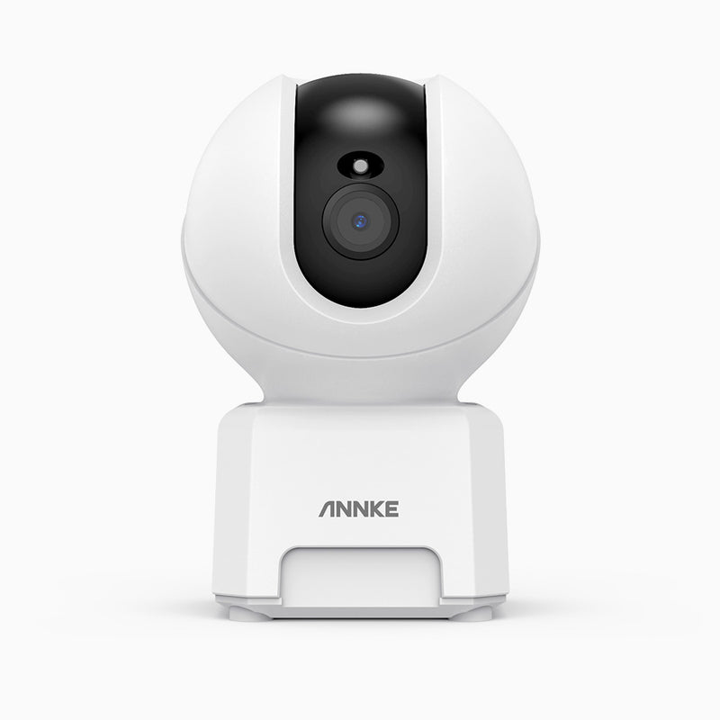 Crater Pro - 4MP Dual-Band WiFi Indoor Camera, 2.4 Ghz/5 Ghz, 350° Pan & 60° Tilt, Human & Sound Detection, Smart Tracking, Two-Way Audio, Cloud & Max. 128 GB Local Storage, Works with Alexa