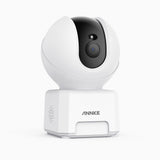 Crater Pro - 4MP Dual-Band WiFi Indoor Camera, 2.4 Ghz/5 Ghz, 350° Pan & 60° Tilt, Human & Sound Detection, Smart Tracking, Two-Way Audio, Cloud & Max. 128 GB Local Storage, Works with Alexa (Available in UK and Europe only)