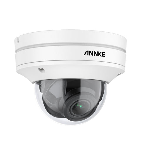ACZ800 - Certified Refurbished, 4K 4X Optical Zoom Outdoor PoE Dome Security Camera, Human & Vehicle Detection, 130 ft Starlight Night Vision, IK10 & IP67