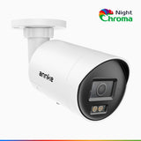 NightChroma<sup>TM</sup> NC800 - 4K Outdoor PoE Security Camera, Acme Color Night Vision, f/1.0 Super Aperture (0.0005 Lux), Human & Vehicle Detection, Intelligent Behavior Analysis, Built-in Microphone, All-Metal Housing - Bullet