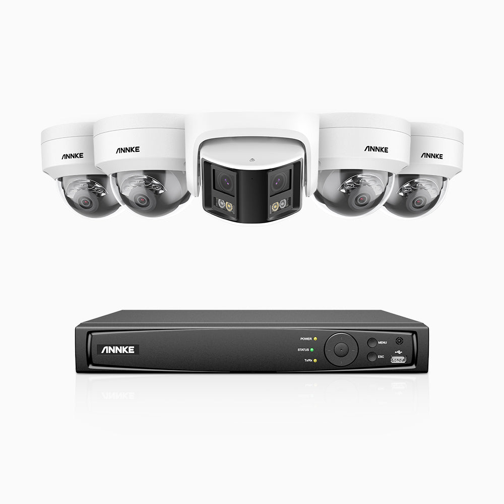 ANNKE 4K PoE Security Camera System with Dual Lens ANNKE 4K PoE Security Camera System with Dual Lens