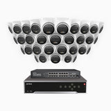 H500 - 3K Super HD 32 Channel 32 Cameras PoE Security System, Color & IR Night Vision, 3072 × 1728 @ 20fps, Smart Human & Vehicle Detection, Built-in Microphone, IP67