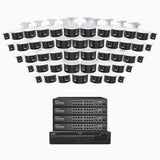 NightChroma<sup>TM</sup> NDK800 – 4K 64 Channel 48 Panoramic Dual Lens Cameras PoE Security System, f/1.0 Super Aperture, Acme Color Night Vision, Active Siren and Strobe, Human & Vehicle Detection, 2CH 4K Decoding Capability, Built-in Mic ,Two-Way Audio