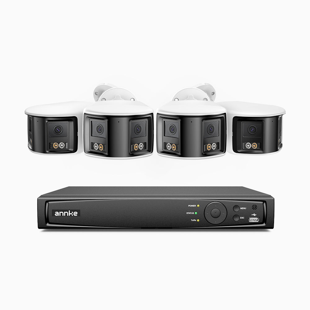 annページ ANNKE FDH600 6MP 8 Channel 4 Camera Dual Lens PoE Security System