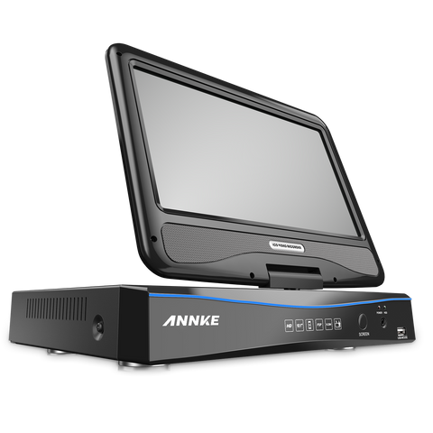 ANNKE 1080P HD Video Monitoring System with 1080P 10.1’’ LCD Combo DVR, Video Monitors