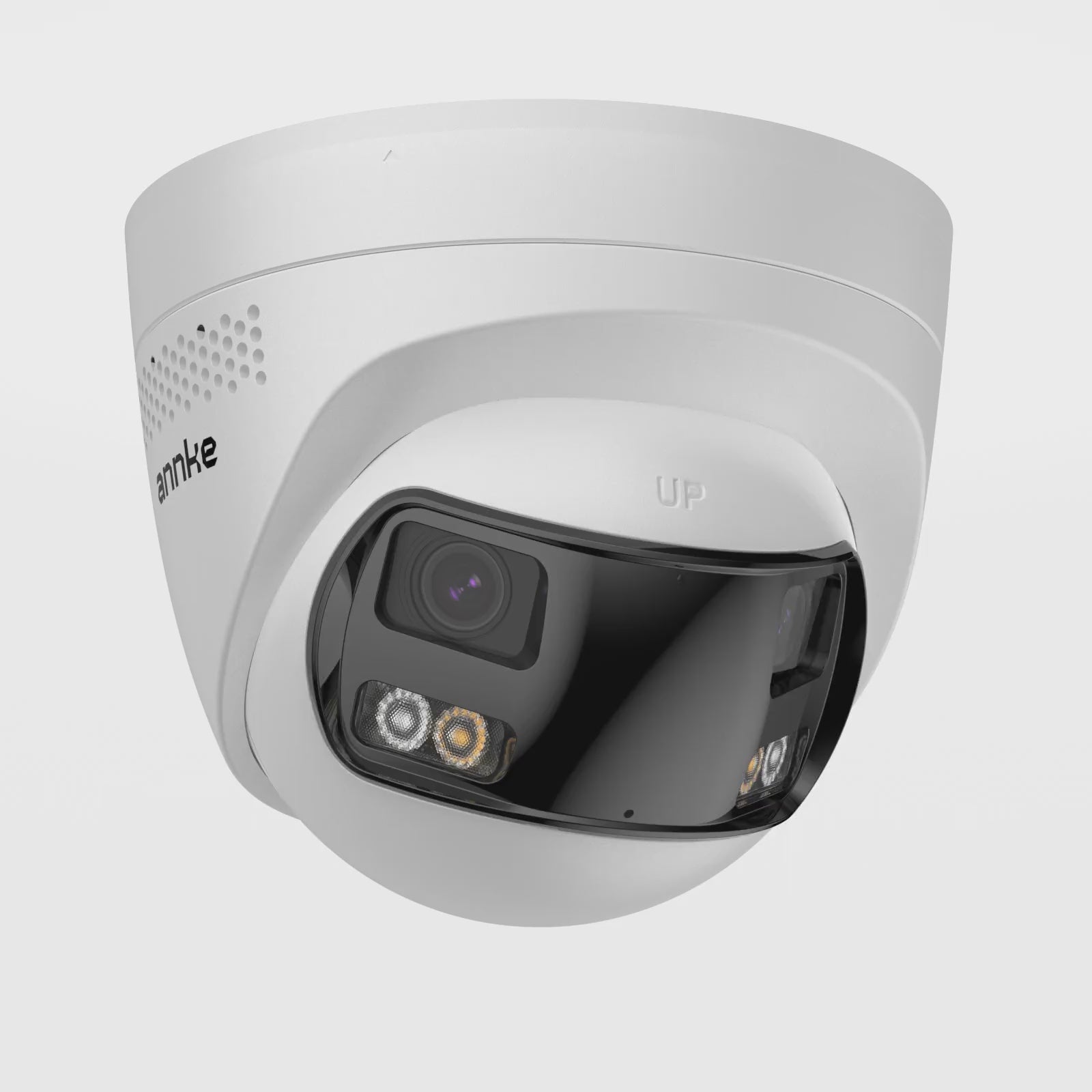FCD800 - 4K 8MP Seamless Dual-Lens Outdoor PoE Security Camera, 77° Vertical FOV, 180° Panoramic Coverage, Smart Color Night Vision & Active Deterrence, Two-Way Audio