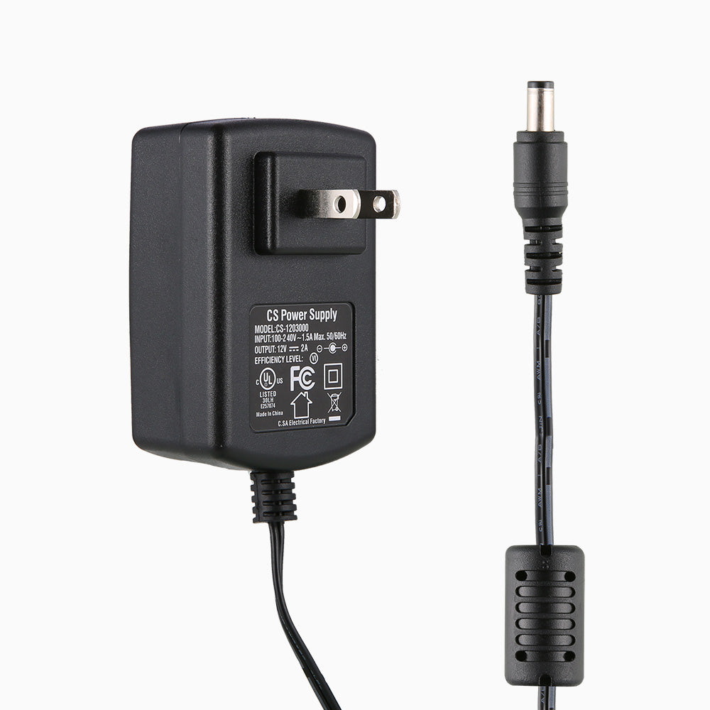 12V/2A CCTV Power Supply Adapter for Home Security Cameras or DVR NVR