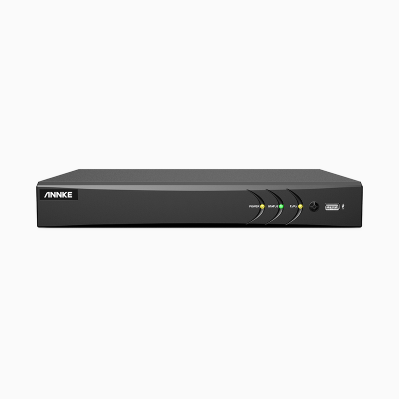 4K 8 Channel Hybrid 5-in-1 Digital Video Recorder, H.265+, Supports up to 8 BNC Cameras & 4 IP Cameras