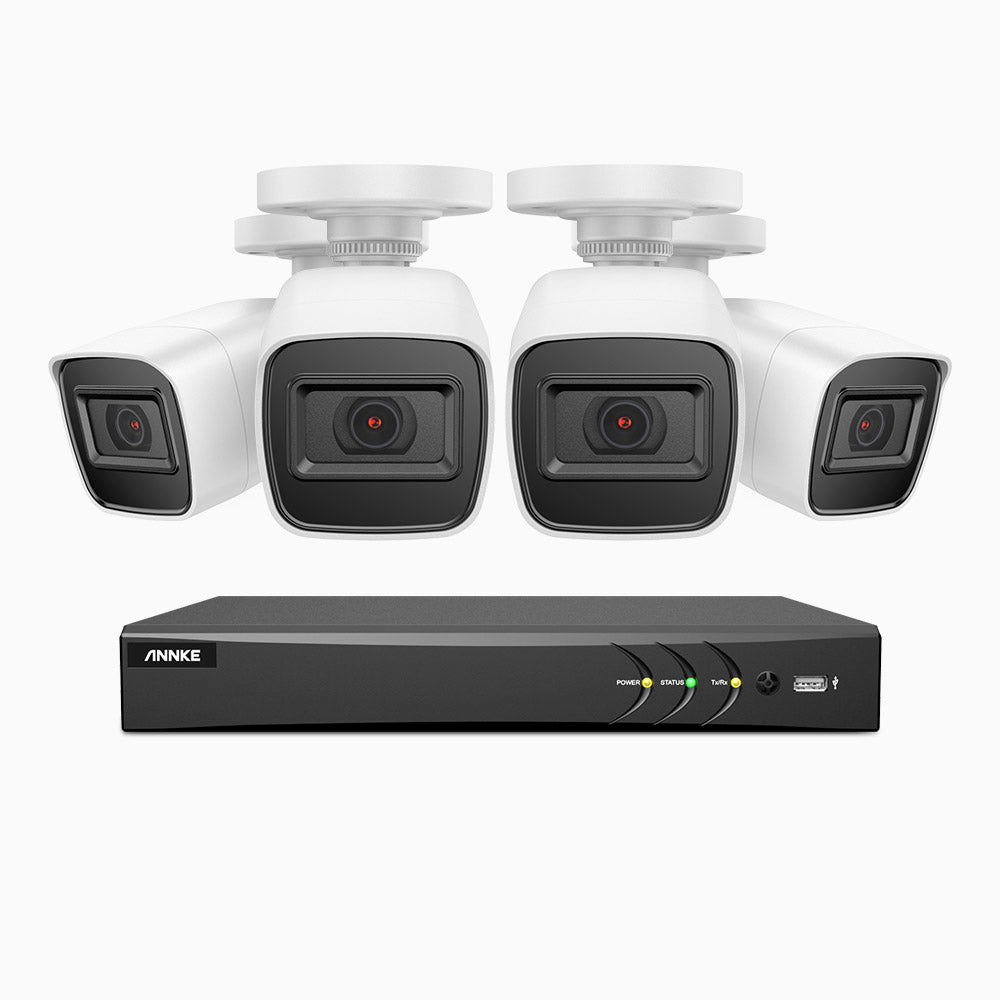 4Pack Wireless Security Cameras Outdoor,2K WiFi Surveillance Camera for  Home Security with Night Vision, Motion Detection, 24/7 Live Video, IP66