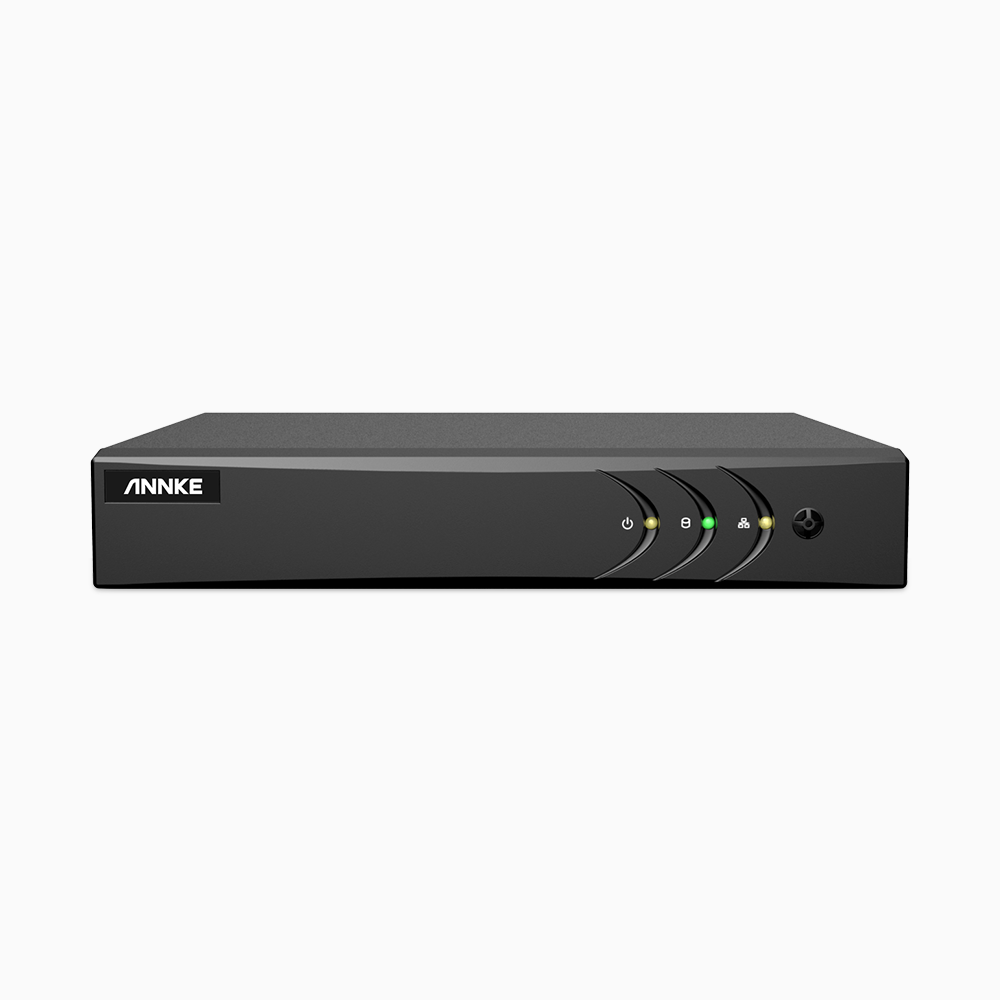 ANNKE 1080p Kit Caméra de Surveillance Filaire, 5MP Lite 8CH H.265+ DVR  avec Disque Dur 1To et 4 caméras 1080p, Détection de  Personne/Véhicule,Vision