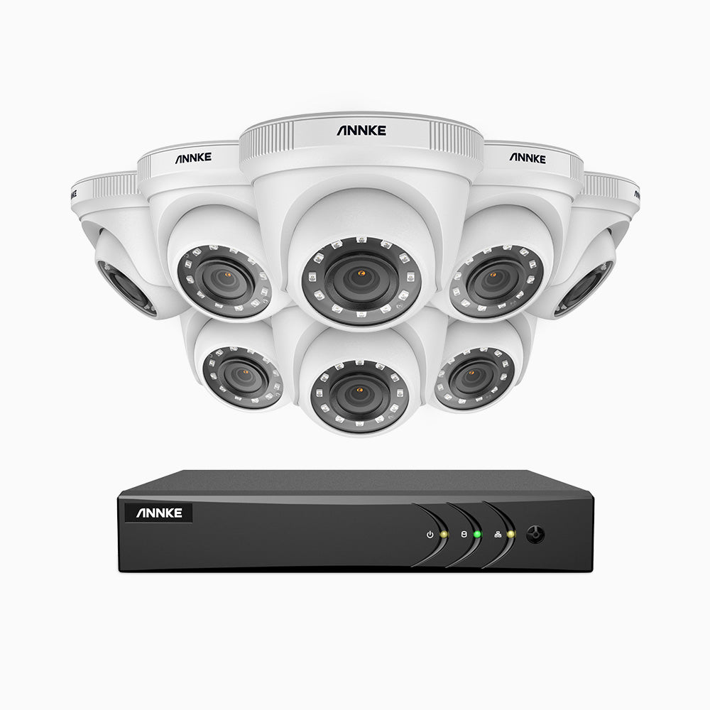NAK200 8 Channel 8 Camera Color Night Vision Wired CCTV System - ANNKE Store