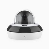CZ504 - 3K 4X Optical Zoom Outdoor PoE PTZ Camera, IK10 Vandal-Resistant, 2.8-12 mm Lens, Intelligent Behavior Analysis, Color Night Vision & Anti-Fog