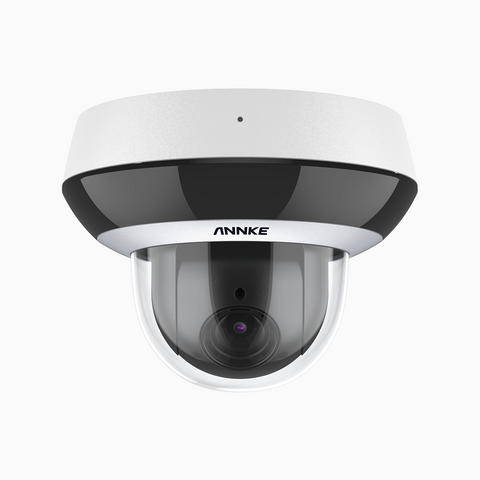 CZ504 - 3K 4X Optical Zoom Outdoor PoE PTZ Camera, IK10 Vandal-Resistant, 2.8-12 mm Lens, Intelligent Behavior Analysis, Color Night Vision & Anti-Fog