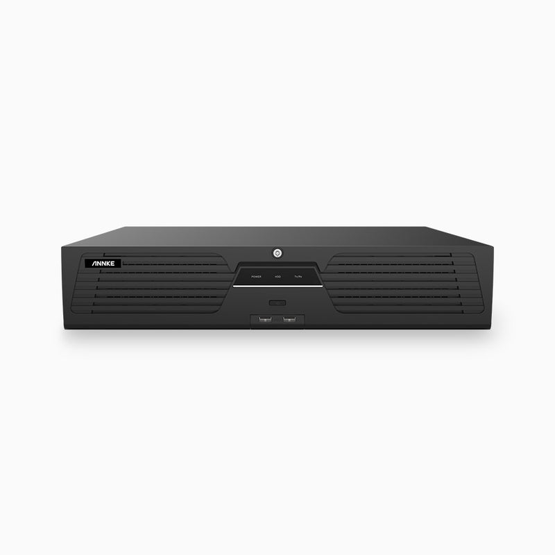 4K 64-Channel Non-PoE NVR Recorder, 32MP Resolution, 8 Hard Drive Bays, Up to 126 TB Storage, H.265+, Supports Fisheye/People Counting/ANPR Cameras