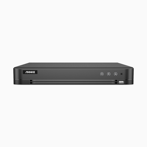 4K 16 Channel Hybrid 5-in-1 Digital Video Recorder, Human & Vehicle Detection, H.265+, Dual Hard Drive Bays, Line Crossing Detection, Intrusion Detection & Motion Detection