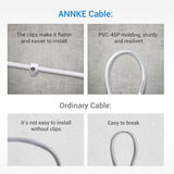 Fire Rated 4-Pack 100% UL-Certified 30 m/100 ft All-in-One BNC Video Power Cables